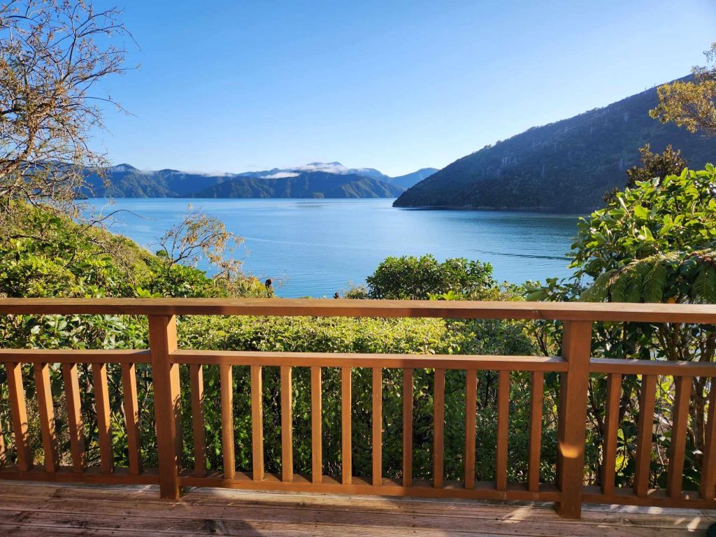 The view from Seaclusion Cottage's deck